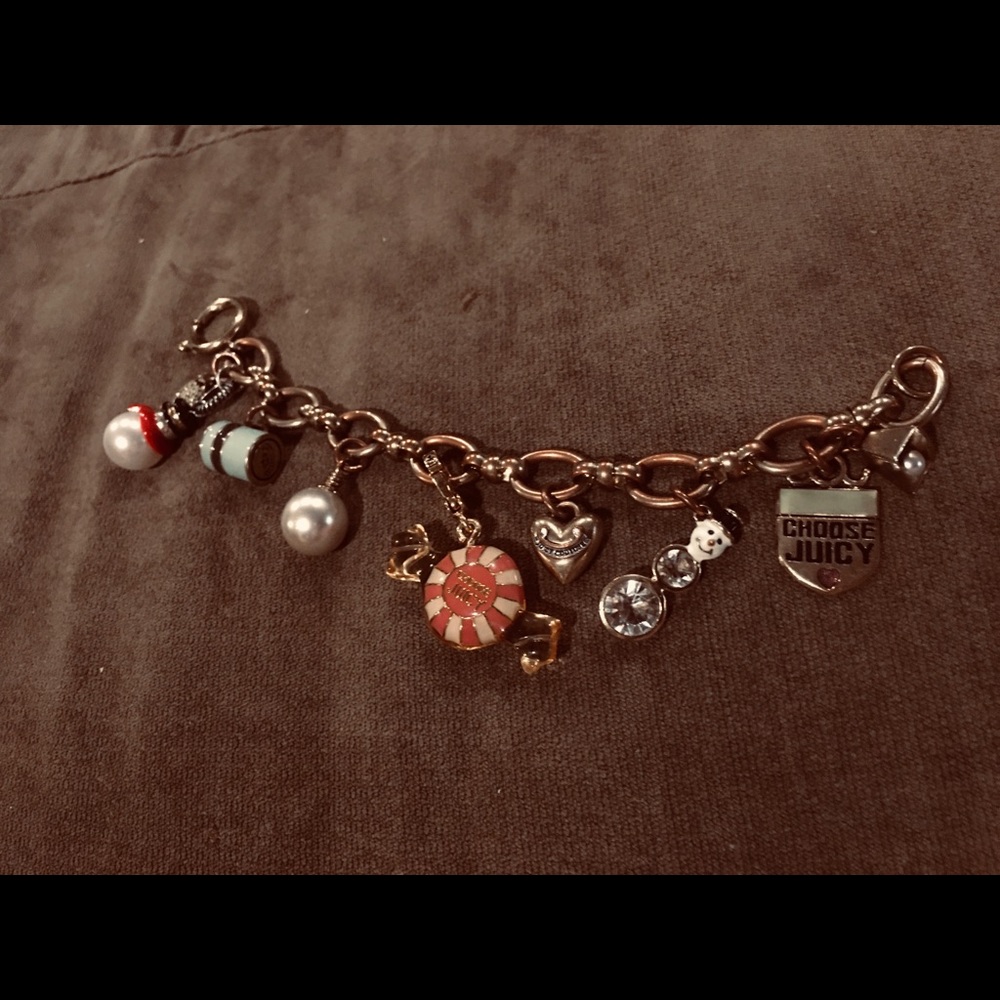 Juicy Winter Holiday Christmas Bracelet +8 Charms